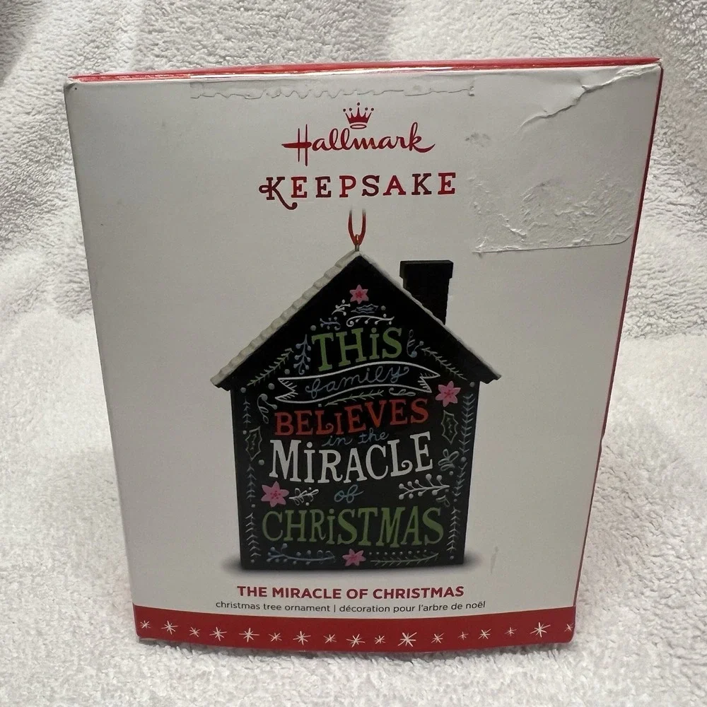 Hallmark Keepsake Ornament 2016 The Miracle of Christmas This Family Believes‎